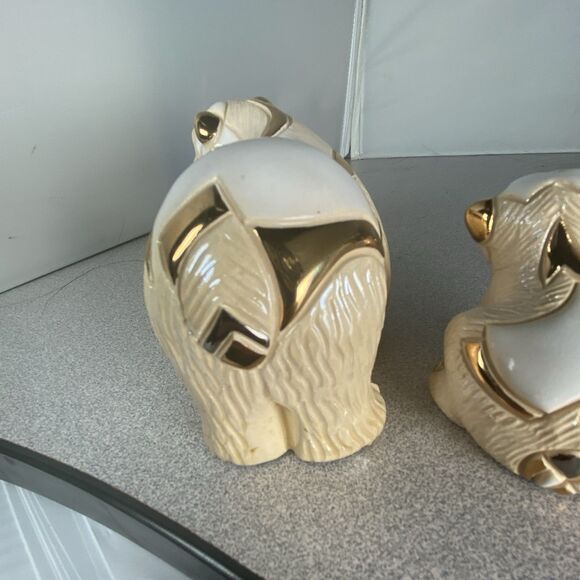 DeRosa Rinconada Rinca Baby and Adult Figurines POLAR BEARS #1719 #755 - Picture 6 of 12